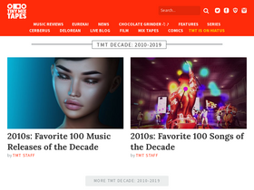'tinymixtapes.com' screenshot