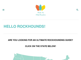 'howtofindrocks.com' screenshot