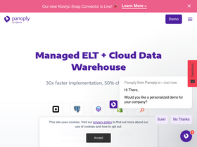 'panoply.io' screenshot