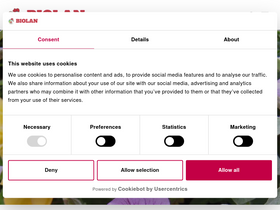 'biolan.fi' screenshot