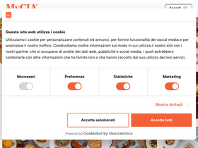 'mycia.it' screenshot