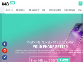 'imei.info' screenshot