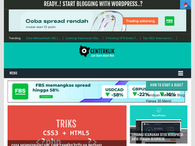'centerklik.com' screenshot