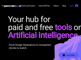 'pandorasbox.ai' screenshot