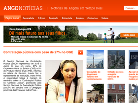 'angonoticias.com' screenshot