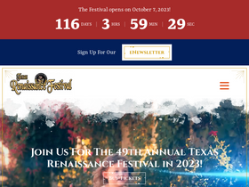 'texrenfest.com' screenshot