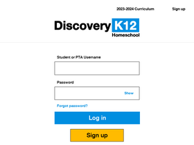 'discoveryk12.com' screenshot