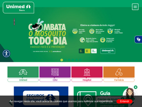 'unimedbauru.com.br' screenshot