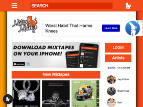 'mixtapemonkey.com' screenshot