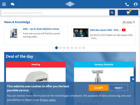 'oeg.net' screenshot