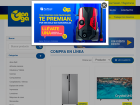'almaceneslaganga.com' screenshot