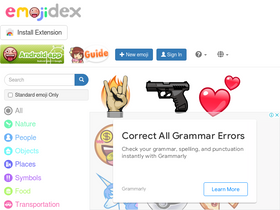 'emojidex.com' screenshot