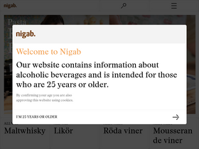 'nigab.se' screenshot