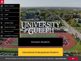 'uoguelph.ca' screenshot