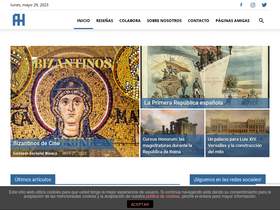 'archivoshistoria.com' screenshot