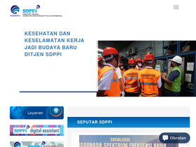 'postel.go.id' screenshot