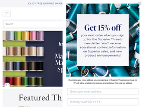 'superiorthreads.com' screenshot