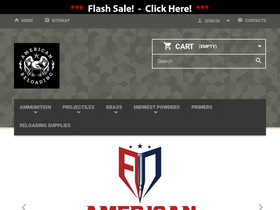 'americanreloading.com' screenshot