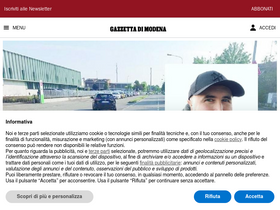 'gazzettadimodena.it' screenshot