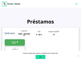 'houseofbanks.es' screenshot