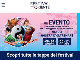 'festivaldelloriente.it' screenshot