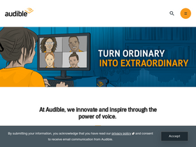 'audiblecareers.com' screenshot