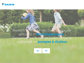 'daikin.be' screenshot