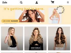 'zalahair.com' screenshot