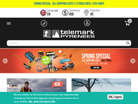 'telemark-pyrenees.com' screenshot