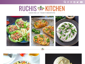 'ruchiskitchen.com' screenshot