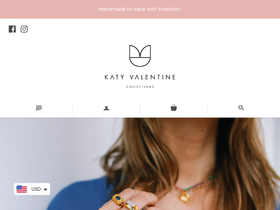 katyvalentinecollections.co.za homepage screenshot