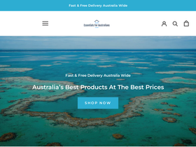 essentialsforaustralians.com homepage screenshot