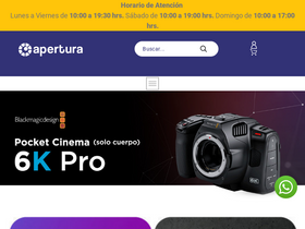 'apertura.cl' screenshot