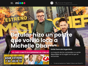 'mitelefe.com' screenshot