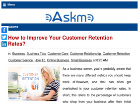 'easkme.com' screenshot