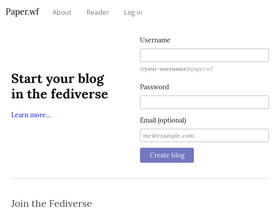 'paper.wf' screenshot