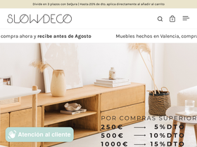 'slowdeco.es' screenshot