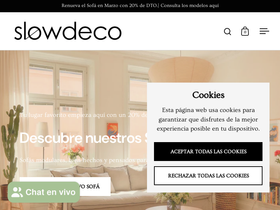 'slowdeco.es' screenshot