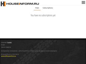 'houseinform.ru' screenshot
