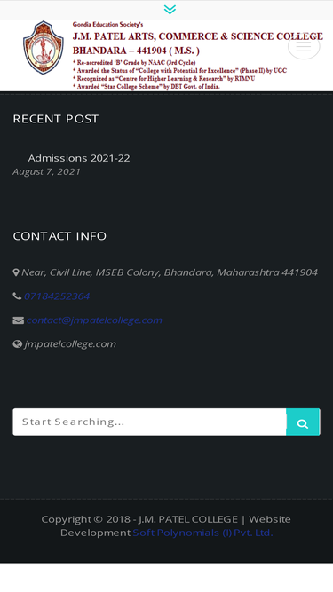 jmpatelcollege.com