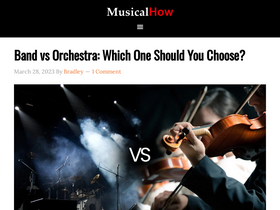 'musicalhow.com' screenshot