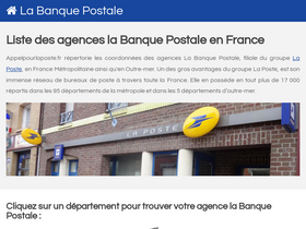 'appelpourlaposte.fr' screenshot