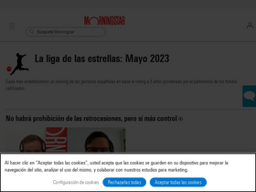 'morningstar.es' screenshot