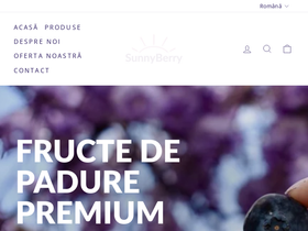 sunnyberry.ro homepage screenshot