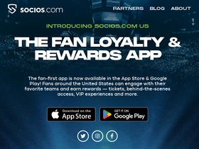 'socios.com' screenshot