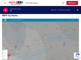 'wbfo.org' screenshot