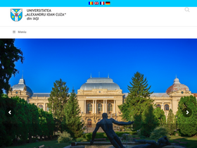 'uaic.ro' screenshot