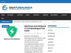 'gigapurbalingga.net' screenshot