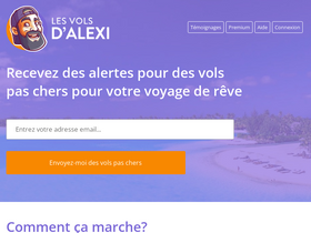 'lesvolsdalexi.com' screenshot