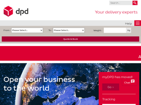 'dpd.ie' screenshot